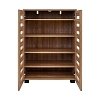 ΠΑΠΟΥΤΣΟΘΗΚΗ Fylliana "Vento" ΜΕ 4 ΡΑΦΙΑ ΧΡΩΜΑ GREY OAK 60x33x87εκ 271-226-079