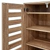 ΠΑΠΟΥΤΣΟΘΗΚΗ Fylliana "Vento" ΜΕ 4 ΡΑΦΙΑ ΧΡΩΜΑ GREY OAK 60x33x87εκ 271-226-079
