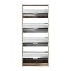 ΠΑΠΟΥΤΣΟΘΗΚΗ Hugo 24 Grey Oak ΜΕ ΚΑΘΡΕΦΤΗ 67x28x155εκ 11008541