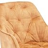 ΠΟΛΥΘΡΟΝΑ Fylliana FL016 TERRACOTA ΒΕΛΟΥΔΟ ΥΦΑΣΜΑ ΜΕ ΜΕΤΑΛΛΙΚΑ ΠΟΔΙΑ 59x58x88εκ 2τμχ 606-124-103
