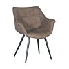 ΠΟΛΥΘΡΟΝΑ Fylliana C-910Β ΚΑΦΕ ΥΦΑΣΜΑ 62x65x82 2τμχ 617-121-081