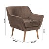 ΠΟΛΥΘΡΟΝΑ Fylliana Carla ΚΑΦΕ ΧΡΩΜΑ 80x75x85εκ 831-121-761