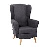 ΠΟΛΥΘΡΟΝΑ Fylliana CLASSIC 24 ΣΚΟΥΡΟ ΓΚΡΙ ΥΦΑΣΜΑ 80x80x114εκ 872-92-014