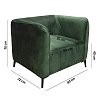 ΠΟΛΥΘΡΟΝΑ Fylliana Cube ΑΝΘΡΑΚΙ ΧΡΩΜΑ 80x72x70εκ 831-122-831