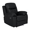 ΠΟΛΥΘΡΟΝΑ Fylliana RELAX CHICAGO 1114 ΜΑΥΡΟ ΤΕΧΝΟΔΕΡΜΑ 97x90x100εκ 872-92-018