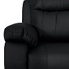 ΠΟΛΥΘΡΟΝΑ Fylliana RELAX CHICAGO 1114 ΜΑΥΡΟ ΤΕΧΝΟΔΕΡΜΑ 97x90x100εκ 872-92-018