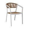 ΠΟΛΥΘΡΟΝΑ ΚΗΠΟΥ Fylliana DJENNE ΛΕΥΚΟ ΧΡΩΜΑ 57x61x81εκ 0043-124-008