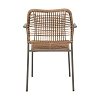ΠΟΛΥΘΡΟΝΑ ΚΗΠΟΥ Fylliana "Leana" ΚΑΦΕ ΧΡΩΜΑ 56x59x80εκ 0044-124-003