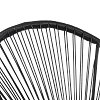 ΠΟΛΥΘΡΟΝΑ ΚΗΠΟΥ Fylliana MORENA ΜΑΥΡΟ ΧΡΩΜΑ 70x74x85εκ 327-124-124