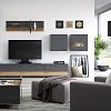 ΡΑΦΙ ΤΟΙΧΟΥ Antarctic ΑΝΘΡΑΚΙ ΛΑΚΑ 55x29x56εκ 864-122-058