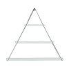 ΡΑΦΙ ΤΟΙΧΟΥ Fylliana "Elmira" Triangle ΛΕΥΚΟ 74x13x61εκ 891-221-019