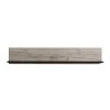 ΡΑΦΙ ΤΟΙΧΟΥ UMBRIA ZP GREY OAK-ΜΑΥΡΟ 137x19x24εκ 11008866
