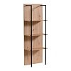 ΡΑΦΙΕΡΑ SARDINIA NP 500 ARTISAN OAK / ΜΑΥΡΟ 50x29.5x137.5εκ 11008231