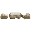 Σαλόνι Κήπου σετ 5τμχ wicker-rattan Veronica 200-02-022