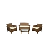 ΣΑΛΟΝΙ ΚΗΠΟΥ ΣΕΤ 4 ΤΜΧ WICKER – RATTAN PACIFIC 200-02-008
