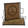 ΣΕΤ 2 ΔΙΣΚΟΙ Fylliana 560 ΦΥΣΙΚΟ ΧΡΩΜΑ MDF-ΜΕΤΑΛΛΟ 39x32x8 + 35x28x7,5εκ 373-223-854
