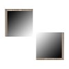 ΣΕΤ 2 ΚΑΘΡΕΦΤΕΣ ΤΟΙΧΟΥ Fylliana Charles GREY OAK 60x60εκ 891-123-066