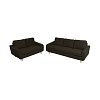 Σετ Σαλόνι 2 Τεμ Doris Dark Brown 1014 IN 400-05-002