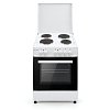 SILIFO SF6155CFEW Ηλεκτρική Κουζίνα 60cm με Εμαγιέ Εστίες Λευκό (4 Έτη Εγγύηση)