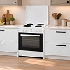 SILIFO SF6155CFEW Ηλεκτρική Κουζίνα 60cm με Εμαγιέ Εστίες Λευκό (4 Έτη Εγγύηση)