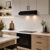 SILIFO SF6685 Απορροφητήρας Ελεύθερος 90cm Μαύρο 2 Μοτέρ