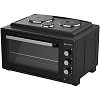SILIFO SF2310 Ηλεκτρικό Φουρνάκι με 3 Εστίες Μαύρο 45lt