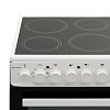 SILIFO SF6120CFVW Κεραμική Κουζίνα 50cm με 4 Ζώνες Λευκό