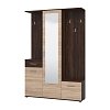 ΣΤΑΝΤ ΧΩΛ ΚΑΙ ΠΑΠΟΥΤΣΟΘΗΚΗ MARTIN DARK SONOMA/SONOMA 133,5x33x197,5εκ fxtr 11011256