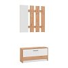 ΣΤΑΝΤ ΓΙΑ ΧΩΛ RIMINI ARTISAN OAK-ΛΕΥΚΟ 92x28x202εκ fxtr 11011704