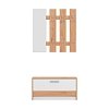ΣΤΑΝΤ ΓΙΑ ΧΩΛ RIMINI ARTISAN OAK-ΛΕΥΚΟ 92x28x202εκ fxtr 11011704
