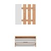 ΣΤΑΝΤ ΓΙΑ ΧΩΛ RIMINI ARTISAN OAK-ΛΕΥΚΟ 92x28x202εκ fxtr 11011704