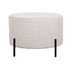 ΣΤΡΟΓΓΥΛΟ ΣΚΑΜΠΟ Fylliana Kristal ΚΡΕΜ ΧΡΩΜΑ 60x40εκ 863-225-125