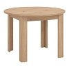 ΣΤΡΟΓΓΥΛΟ ΤΡΑΠΕΖΙ ΤΡΑΠΕΖΑΡΙΑΣ ANCONA ARTISAN OAK ΧΡΩΜΑ 109x109x77εκ 11012319