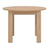 ΣΤΡΟΓΓΥΛΟ ΤΡΑΠΕΖΙ ΤΡΑΠΕΖΑΡΙΑΣ ANCONA ARTISAN OAK ΧΡΩΜΑ 109x109x77εκ 11012319