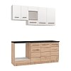 ΣΥΝΘΕΣΗ ΚΟΥΖΙΝΑΣ SAVONA 180 ARTISAN OAK/ΛΕΥΚΟ 180x57x200εκ 11014530