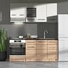 ΣΥΝΘΕΣΗ ΚΟΥΖΙΝΑΣ SAVONA 180 ARTISAN OAK/ΛΕΥΚΟ 180x57x200εκ 11014530