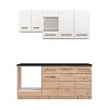 ΣΥΝΘΕΣΗ ΚΟΥΖΙΝΑΣ SAVONA 180 ARTISAN OAK/ΛΕΥΚΟ 180x57x200εκ 11014530