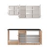 ΣΥΝΘΕΣΗ ΚΟΥΖΙΝΑΣ SAVONA 180 ARTISAN OAK/ΛΕΥΚΟ 180x57x200εκ 11014530
