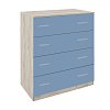 ΣΥΡΤΑΡΙΕΡΑ Fylliana Smile GREY OAK - ΜΠΛΕ 80*45*90 886-121-022