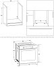 THERMOGATZ TGS 4480 XL Φούρνος άνω Πάγκου 80lt Μαύρο 04.405.207