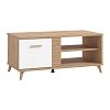 ΤΡΑΠΕΖΑΚΙ ΣΑΛΟΝΙΟΥ BRETAGNA ARTISAN OAK-ΛΕΥΚΟ HIGH GLOSS FOIL 120x60x53,5εκ a.p.r 11012259