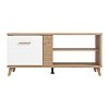 ΤΡΑΠΕΖΑΚΙ ΣΑΛΟΝΙΟΥ BRETAGNA ARTISAN OAK-ΛΕΥΚΟ HIGH GLOSS FOIL 120x60x53,5εκ a.p.r 11012259