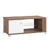ΤΡΑΠΕΖΑΚΙ ΣΑΛΟΝΙΟΥ BURGUNDY ΛΕΥΚΟ-FLAGSTAFF OAK-ΛΕΥΚΟ HIGH GLOSS FOIL 118x60x48,5εκ s.p.k 11012066