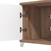 ΤΡΑΠΕΖΑΚΙ ΣΑΛΟΝΙΟΥ BURGUNDY ΛΕΥΚΟ-FLAGSTAFF OAK-ΛΕΥΚΟ HIGH GLOSS FOIL 118x60x48,5εκ s.p.k 11012066