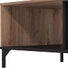 ΤΡΑΠΕΖΑΚΙ ΣΑΛΟΝΙΟΥ CORSICA FLAGSTAFF OAK-ΜΑΥΡΟ 120x60x45εκ 11012007