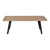 ΤΡΑΠΕΖΑΚΙ ΣΑΛΟΝΙΟΥ Fylliana FL1564 SONOMA MDF ΜΕ ΜΑΥΡΑ ΠΟΔΙΑ 130x70x45εκ 627-124-029