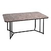 ΤΡΑΠΕΖΑΚΙ ΣΑΛΟΝΙΟΥ Fylliana Diamond GREY MARBLE 115x68x45εκ 835-122-173
