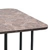 ΤΡΑΠΕΖΑΚΙ ΣΑΛΟΝΙΟΥ Fylliana Diamond GREY MARBLE 115x68x45εκ 835-122-173