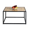 ΤΡΑΠΕΖΑΚΙ ΣΑΛΟΝΙΟΥ Fylliana Edge 2295 SONOMA-ARTISAN ΧΡΩΜΑ 70x70x40εκ 0033-223-008