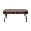 ΤΡΑΠΕΖΑΚΙ ΣΑΛΟΝΙΟΥ Fylliana Retro ΓΚΡΙ SAHARA 96x51x45εκ 270-92-052